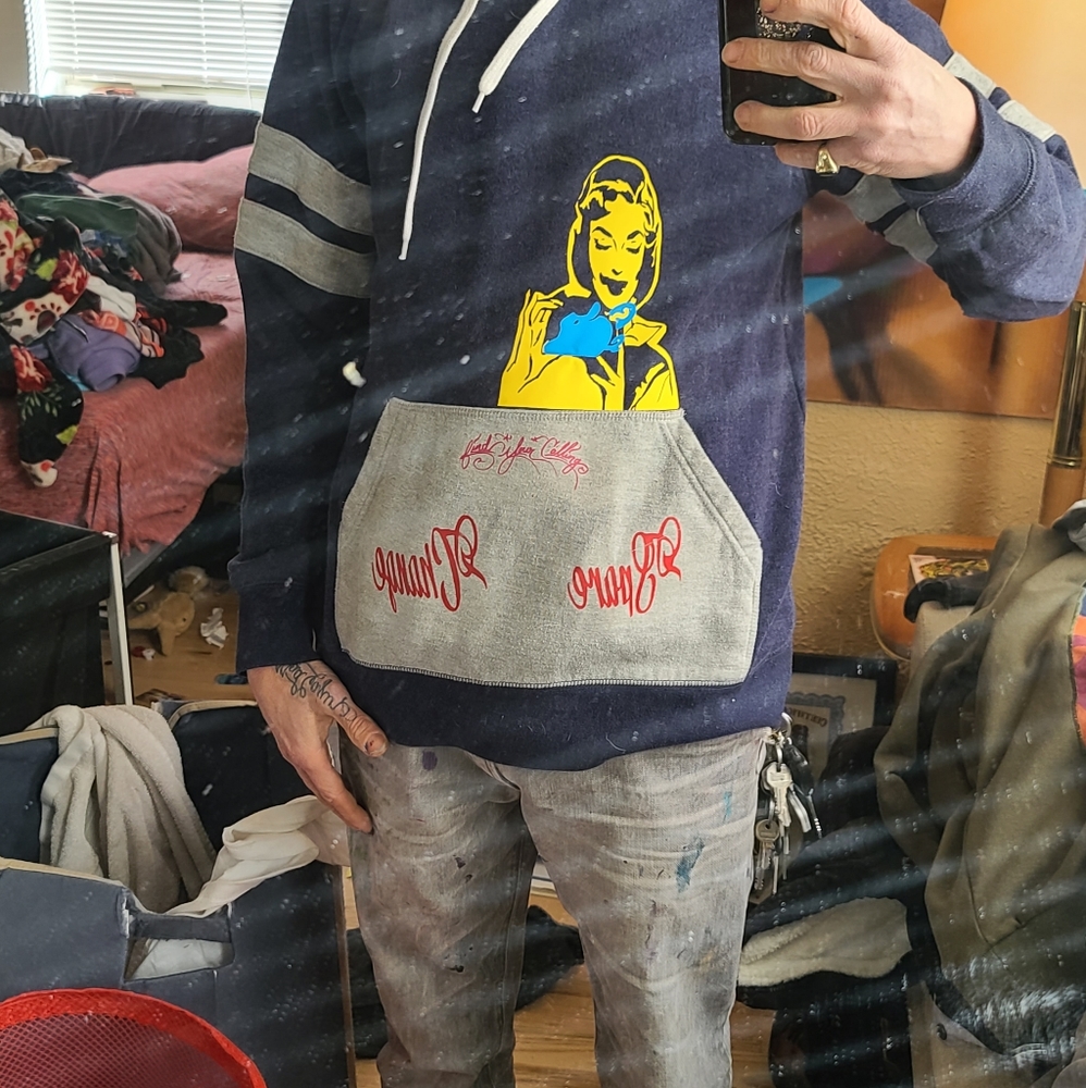 Spare change hoodie. One of a kind